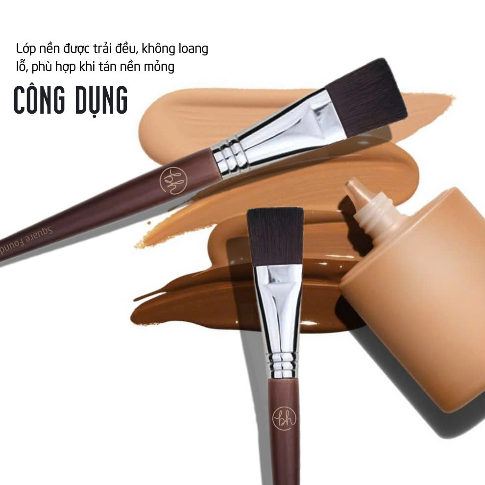 Cọ Tán Nền Đầu Vuông BH Cosmetics Square Foundation Brush BHG001